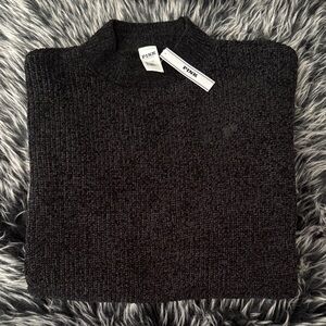 PINK Victoria's Secret Charcoal Knit Sweatshirt